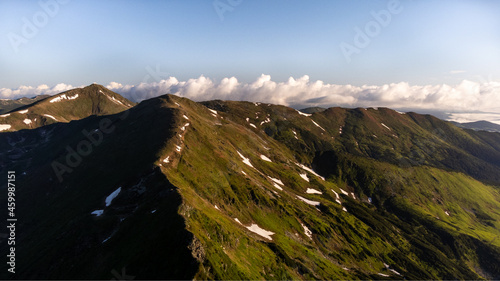 Rodnei mountains in Romania photo