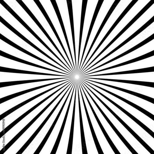 Pattern with optical illusion. Black and white design. Abstract striped background. Abstract 3D geometrical background. Vector illustration kaleidoscope.