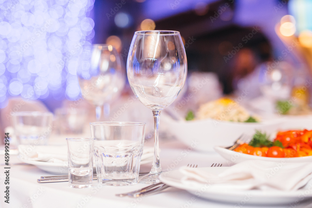 table setting for a dinner