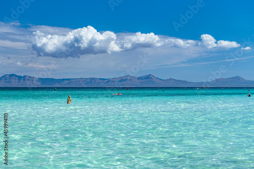Turquoise sea at Alcudia Beach - Majorca - 8394 photo