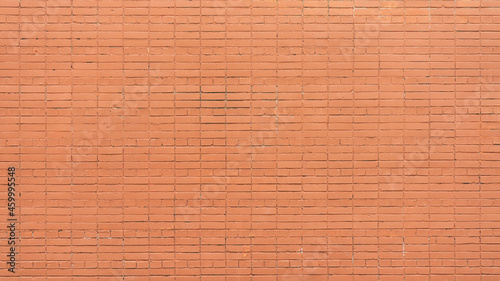 Solid brick wall as background and texture