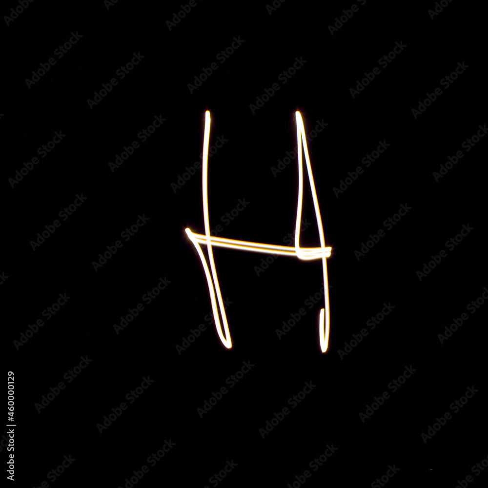 Light painted Letters Light painted Letters