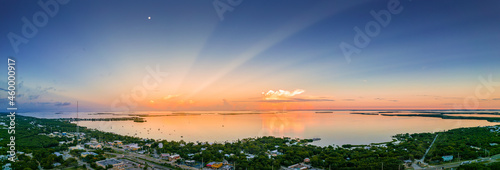 Sunrise over Key Largo Florida