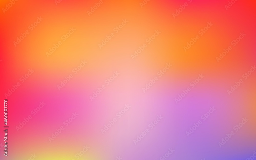 Light orange vector blur drawing. - obrazy, fototapety, plakaty 