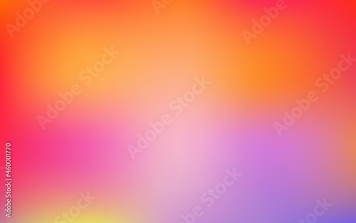 Billede på lærred Light orange vector blur drawing.