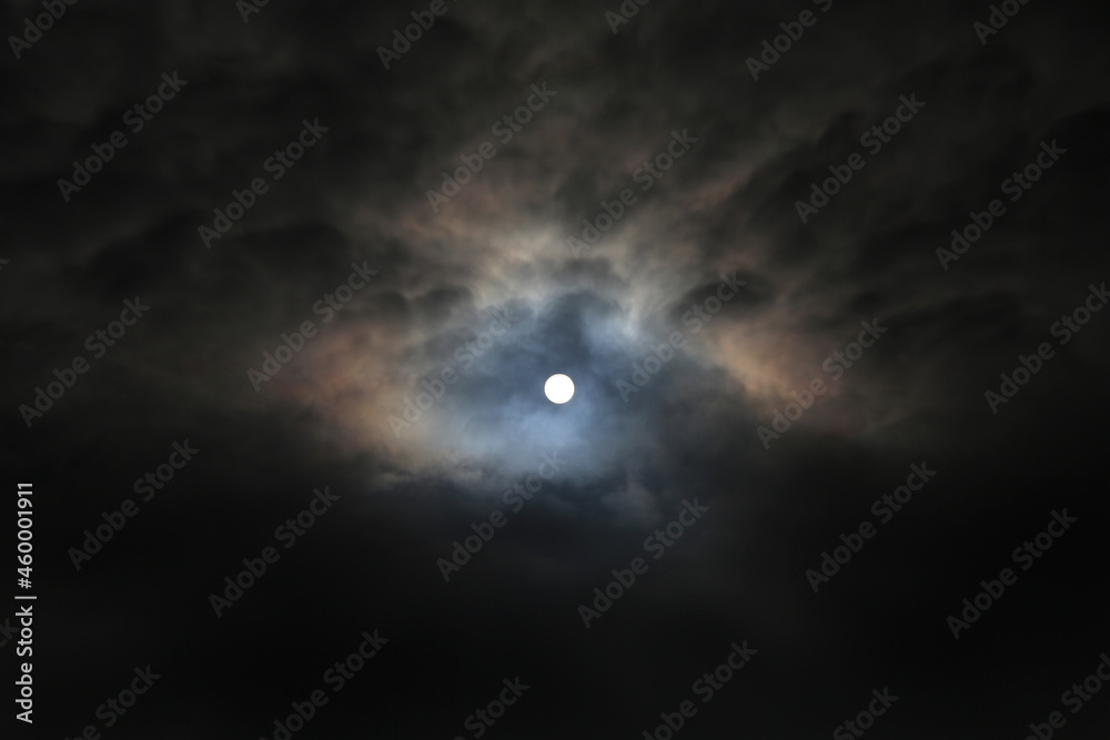 midnight sun dark sky with clouds midnight sun dark sky with clouds