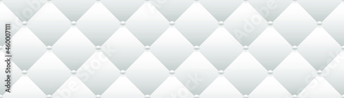White luxury background with pearls and rhombuses. Vector illustration. 