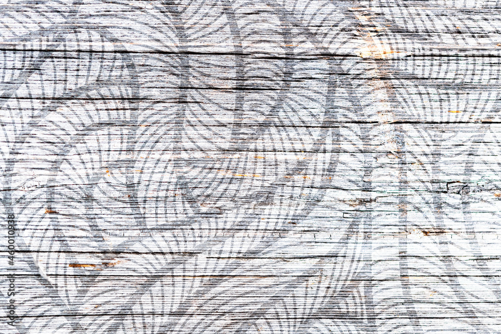 Fototapeta premium Mixed-media abstract wooden background