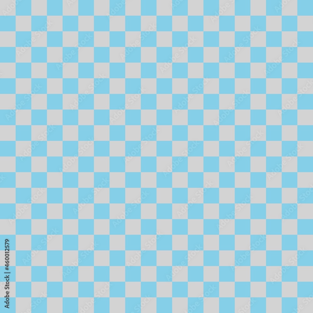Two color checkerboard. Sky blue and Light grey colors of checkerboard. Chessboard, checkerboard texture. Squares pattern. Background. Two color checkerboard. Sky blue and Light grey colors of checkerboard. Chessboard, checkerboard texture. Squares pattern. Background.
