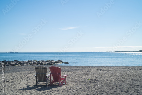 Photography Colorful Chair at the beach in Ontario Canada