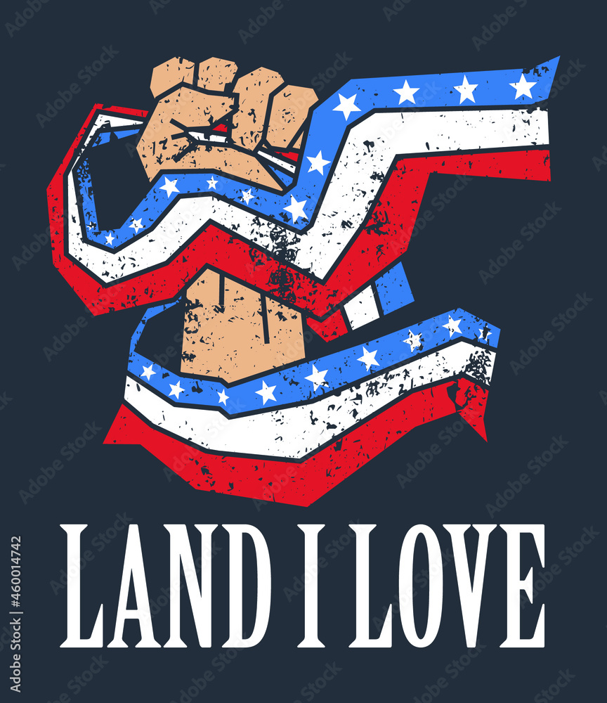 Fourth of july t-shirt design