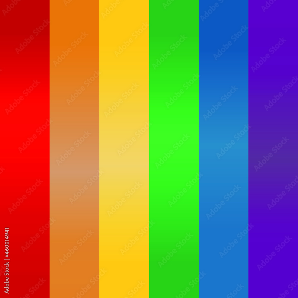 Rainbow geometric pattern stripes Seamless gradient color background for kids