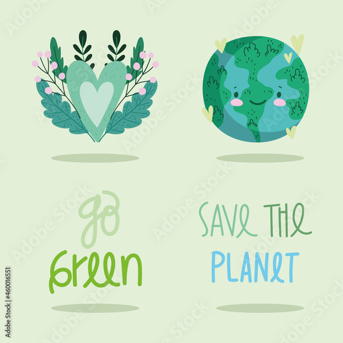 save the planet, icons