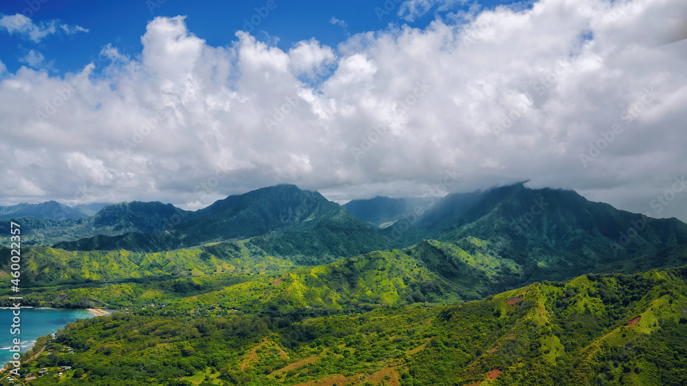 Fototapeta premium landscape with clouds