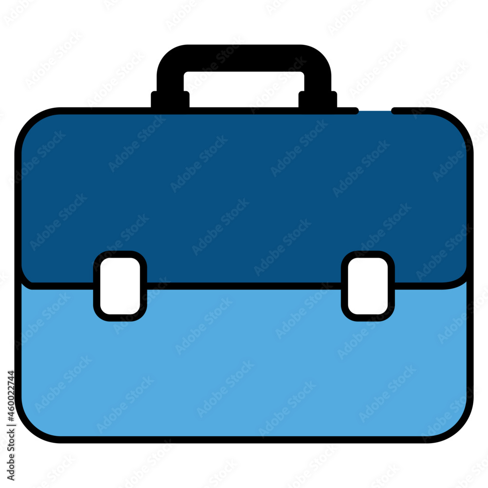 An icon design of business bag, briefcase vector An icon design of business bag, briefcase vector