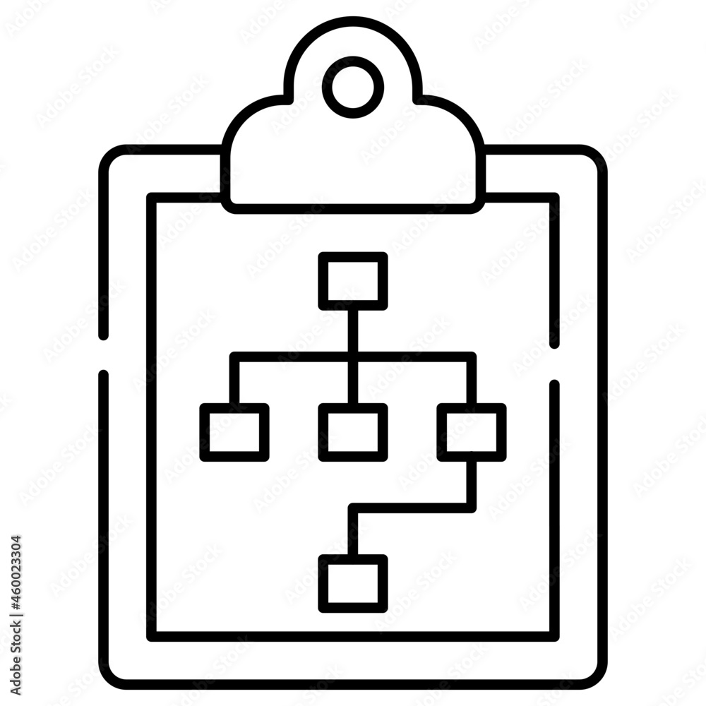 An editable design icon of algorithm