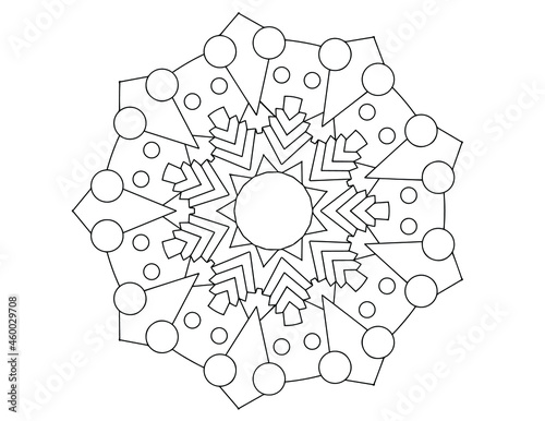 mandala Design for designing, coloring, royal mandala, mehndi, art, black and white mandala
