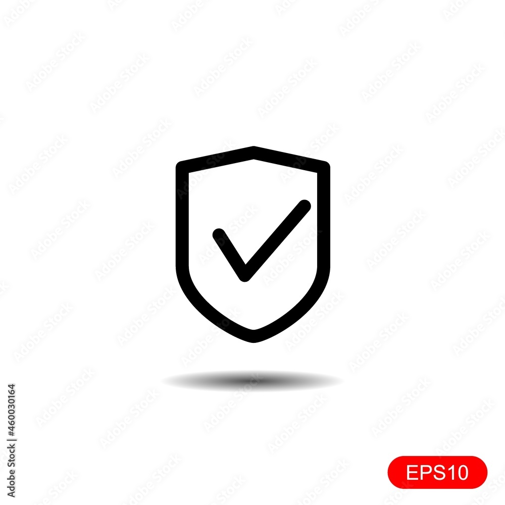shield icon. Security symbol template for graphic and web design .vector illustration shield icon. Security symbol template for graphic and web design .vector illustration