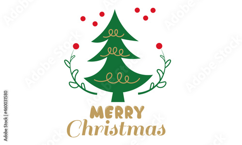 Christmas Greeting. Christmas Wish design for print or use as poster  card  flyer or T Shirt