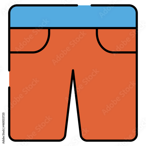 A trendy vector design of menswear