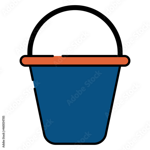 A unique design icon of pail © Vectorslab
