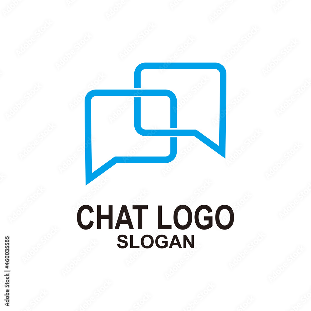 chat logo icon illustration design chat logo icon illustration design