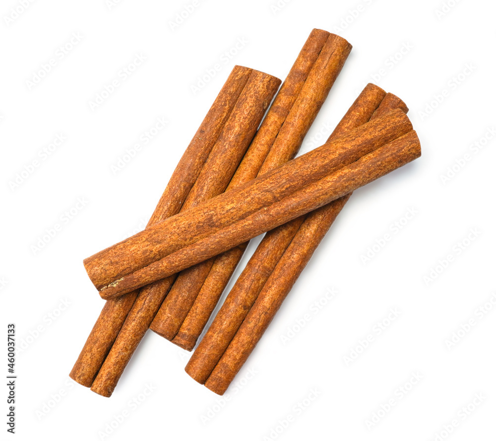 cinnamon stick spice isolated on white background with clipping path. cinnamon stick spice isolated on white background with clipping path.