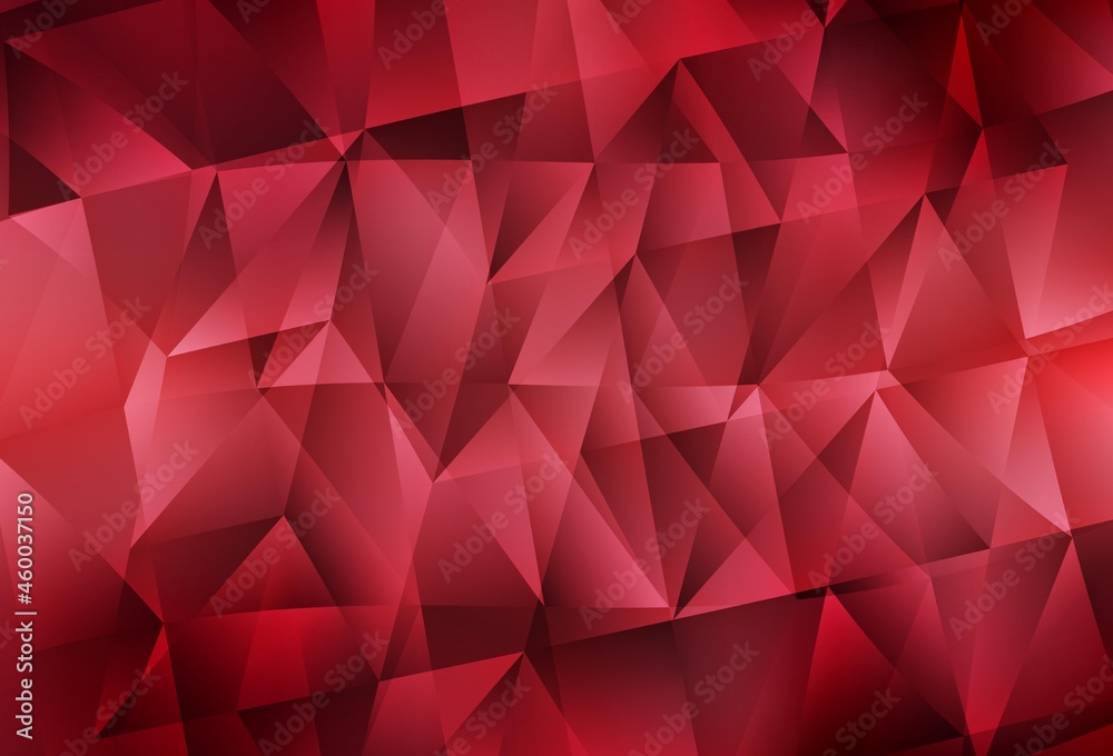 Light Red vector layout with lines, triangles. Light Red vector layout with lines, triangles.