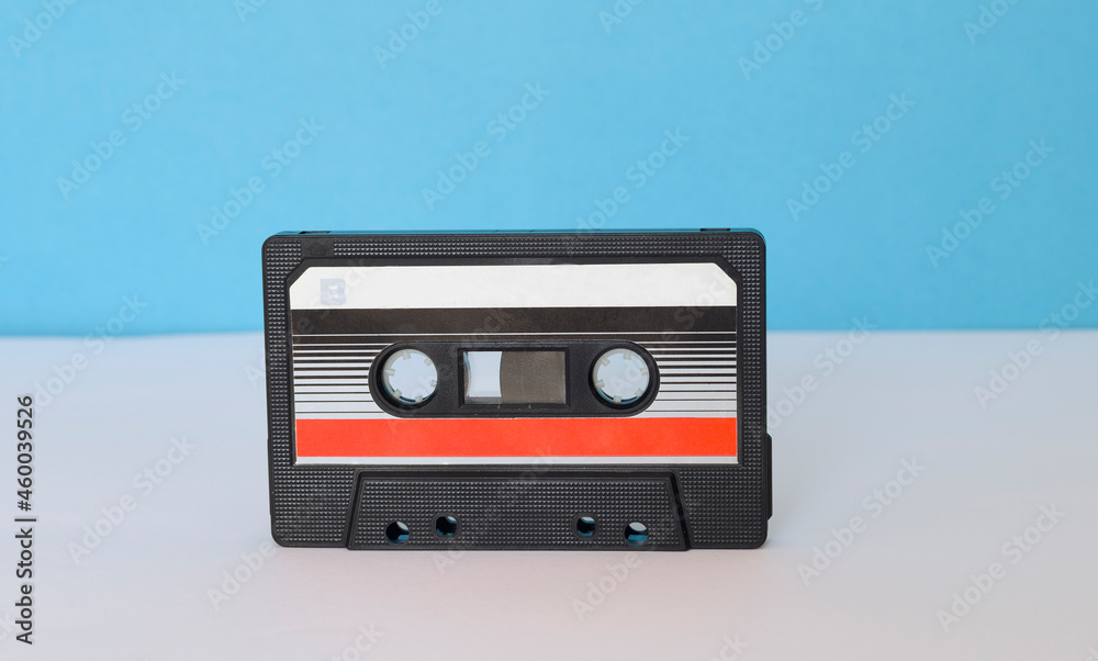 Fototapeta premium Old cassette tap vintage isolated 