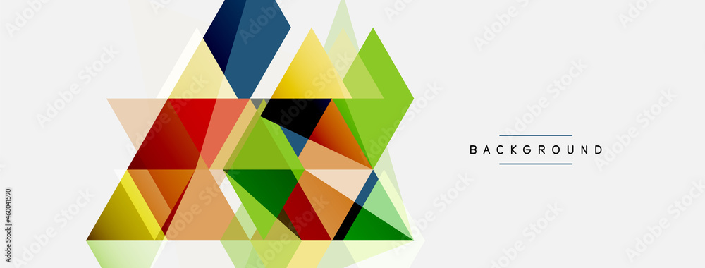 Mosaic triangles geometric background. Techno or business concept, pattern for wallpaper, banner, background, landing page Mosaic triangles geometric background. Techno or business concept, pattern for wallpaper, banner, background, landing page