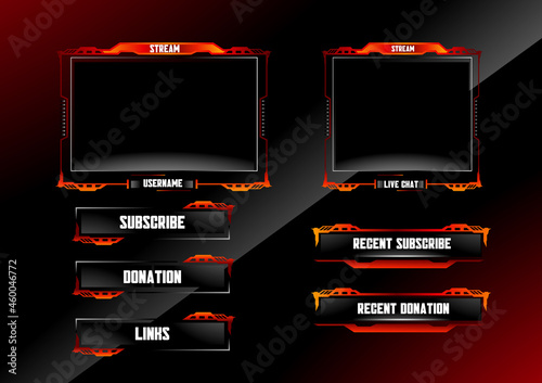 Twitch Overlay Streamer and Gamers
