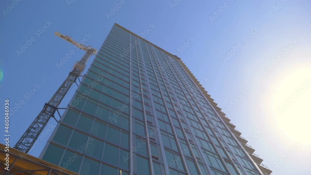 Car POV on skyscrapers in Los Angeles in slow motion 180fps Car POV on skyscrapers in Los Angeles in slow motion 180fps