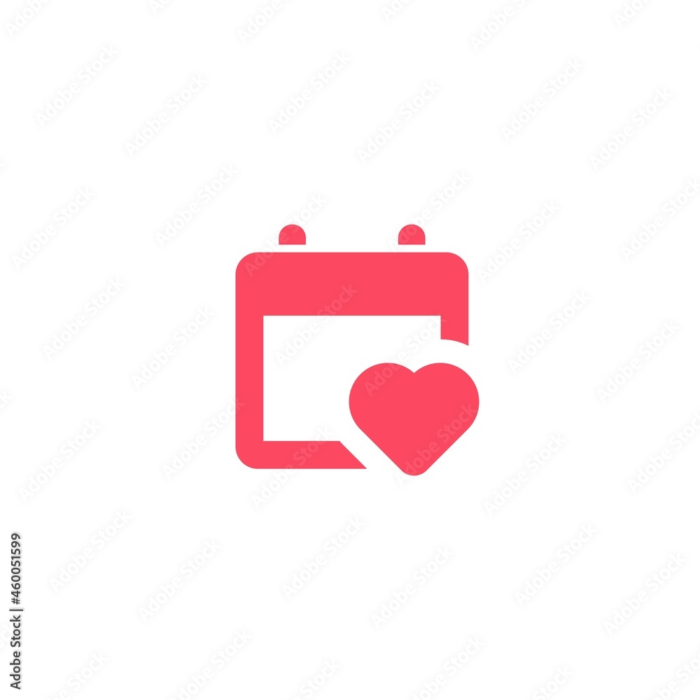 Wedding date icon romantic event day simple single pictogram flat icon style graphic design vector Wedding date icon romantic event day simple single pictogram flat icon style graphic design vector