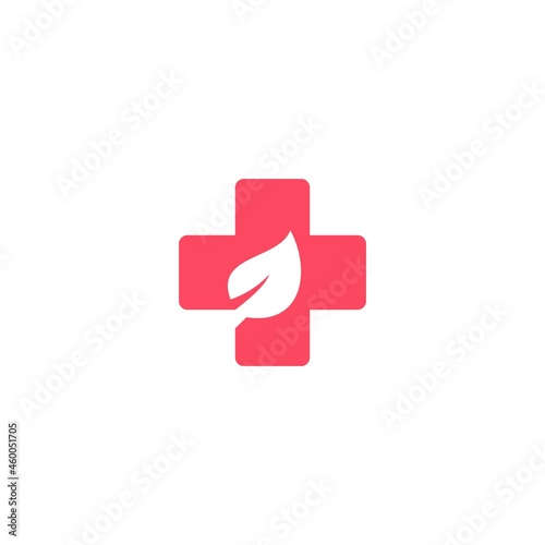 Medical Herb icon herb clinic medical care simple single pictogram flat icon style graphic design vector