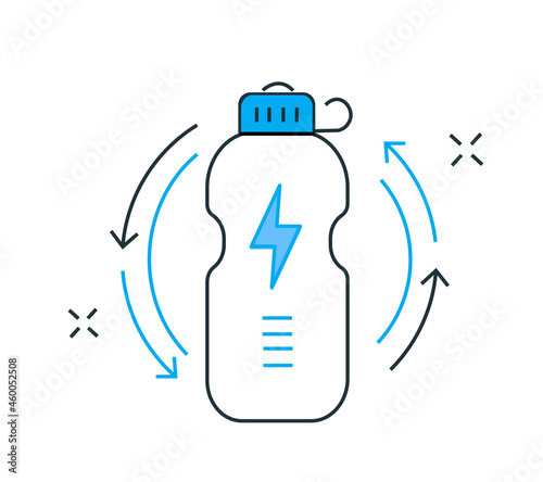 Healthy food, weight loss diet, energy drink, health sports fitness, vitamins supplements illustration. Healthy food, health, diet, fitness medicine.Flat illustration Icons infographics. Landing page