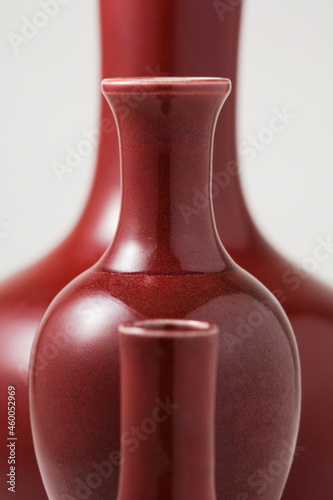 Red-glazed ceramic (Asian antique)
