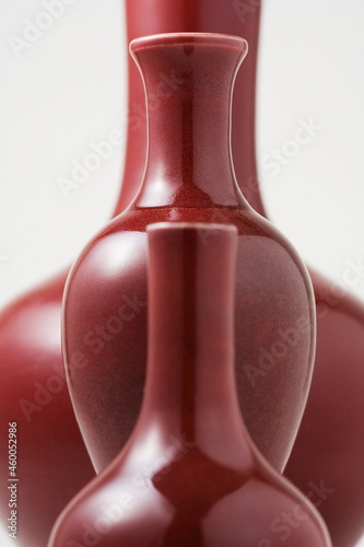 Red-glazed ceramic (Asian antique)