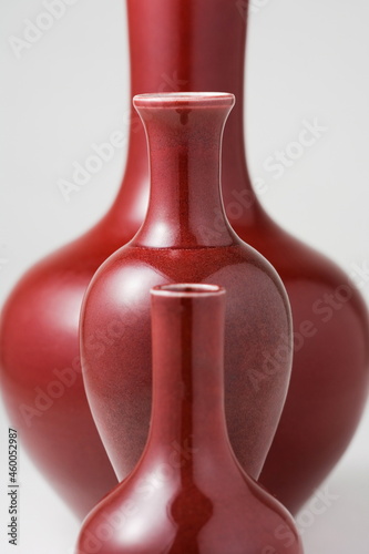 Red-glazed ceramic (Asian antique)