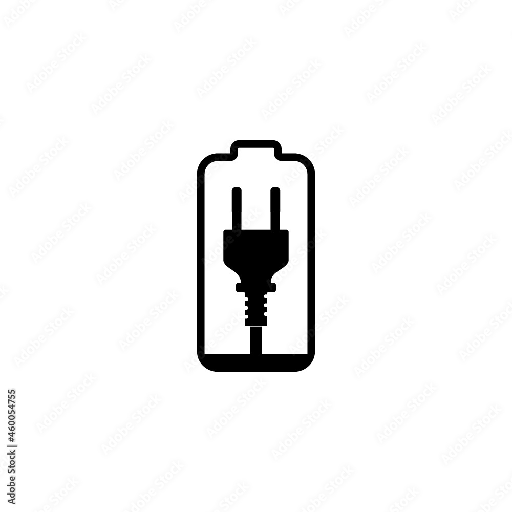 Battery status icon isolated on white background Battery status icon isolated on white background
