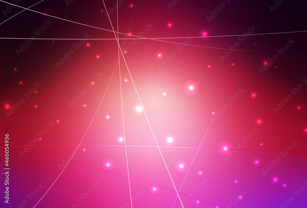 Light Pink, Yellow vector texture with triangles and circles. Light Pink, Yellow vector texture with triangles and circles.