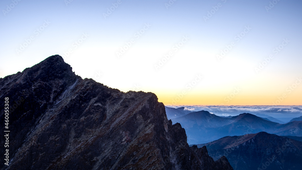 Kriváň peak in High tatras mountains, Slovakia Kriváň peak in High tatras mountains, Slovakia