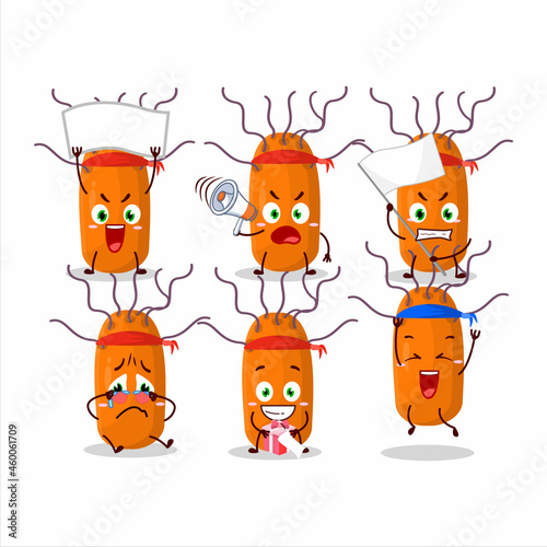 Mascot design style of duvinacovirus character as an attractive supporter photo