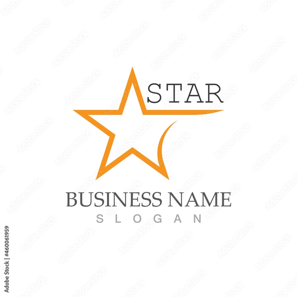 Obraz premium Star icon Template