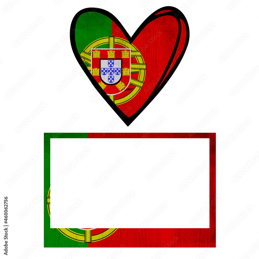 Obraz premium All world countries A-Z. Universal elements for design on white background. Portugal