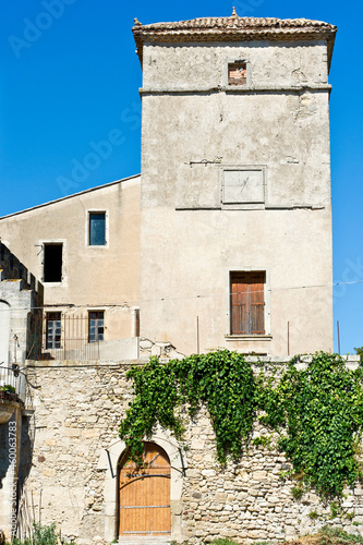 Houses in Colombiers, near Beziers, Languedoc Roussillon, France photo