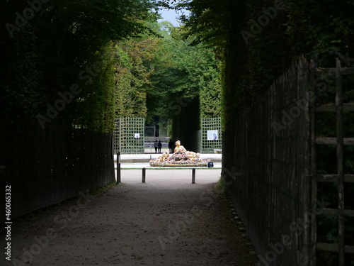 In the alleys of the Versailles gardens. The 20th September 2021, Versailles, France.