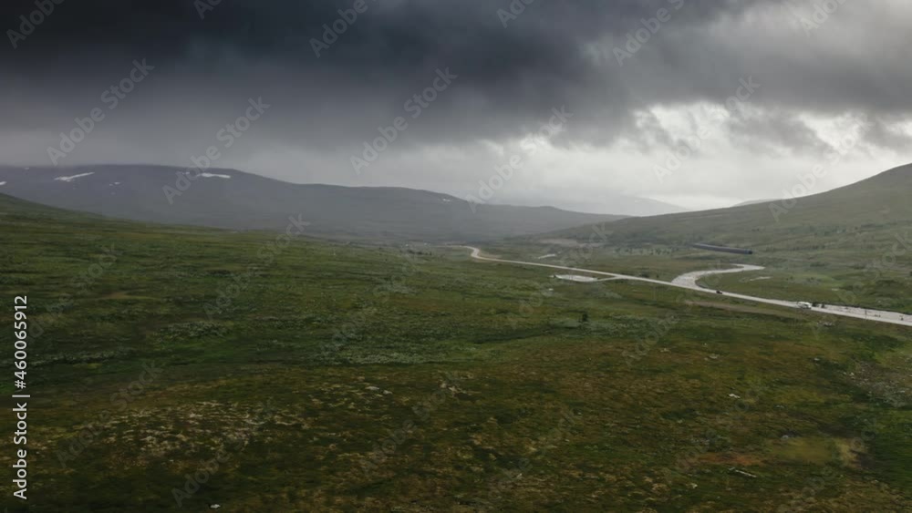 Polar Circle Aerial View Polar Circle Aerial View