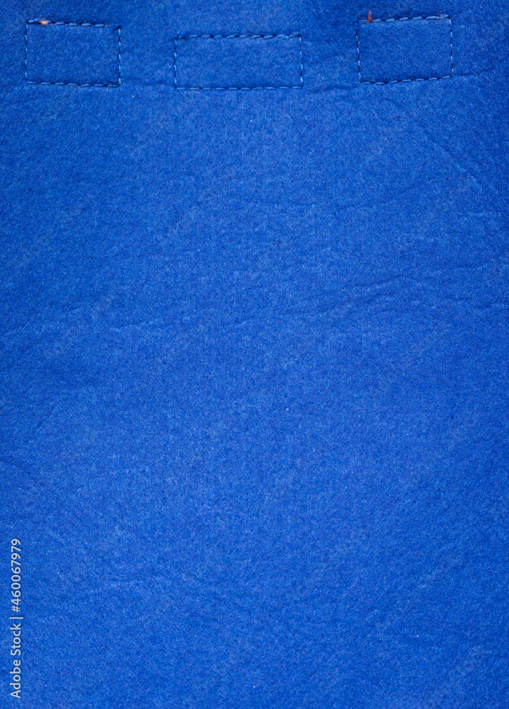 Blue felt fabric. Blue felt texture. Blue blank surface. Blue felt fabric. Blue felt texture. Blue blank surface.