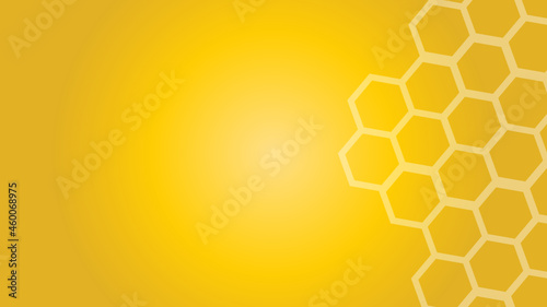 illustration of honeycomb background