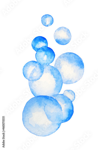 Watercolor soap bubbles (2)